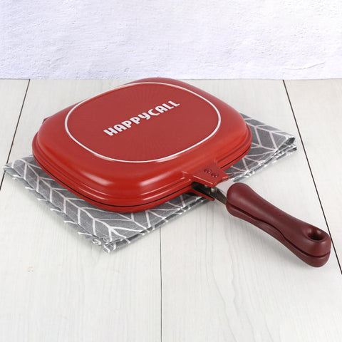 Barbecue Frying-Pan Cooking-Tool Non-Stick Double-Sided Cookware Outdoor And 28CM - seeitheretoday