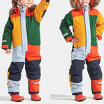 Children's Ski Suit Outdoor Single Double Board Luminous Windproof Waterproof Thickened Thermal Wear - seeitheretoday