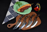 Handmade Boning Knife Razor Slicing Chef Knives Set Kitchen Outdoor Cooking Tools - seeitheretoday