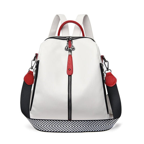 New Women Backpacks Soft Leather Backpack Fashion - seeitheretoday