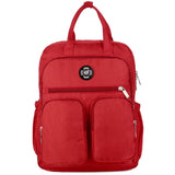 Nylon backpack college wind big school students large capacity multi-function backpack tide - seeitheretoday