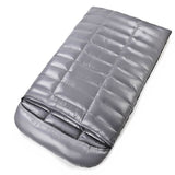 Outdoor Double Travel Sleeping Bag Machine Washable White Goose Down - seeitheretoday