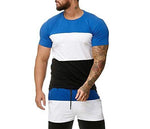 Outdoor Sports and Leisure Color Matching T Sleeve Men - seeitheretoday