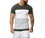 Outdoor Sports and Leisure Color Matching T Sleeve Men - seeitheretoday