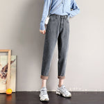 Spring And Summer Elastic Waist Is Thin And Loose Wide-legged Daddy Wears Straight Pants - seeitheretoday
